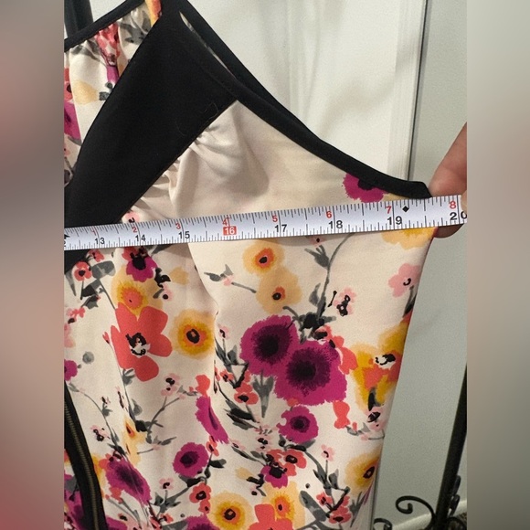 LC Lauren Conrad Floral Tank Top - Black, Pink, Yellow - Picture 5 of 6